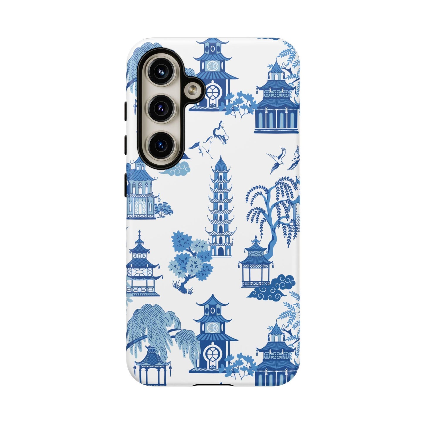 Tough Case Classic Blue and White Chinoiserie Phone Case for Android