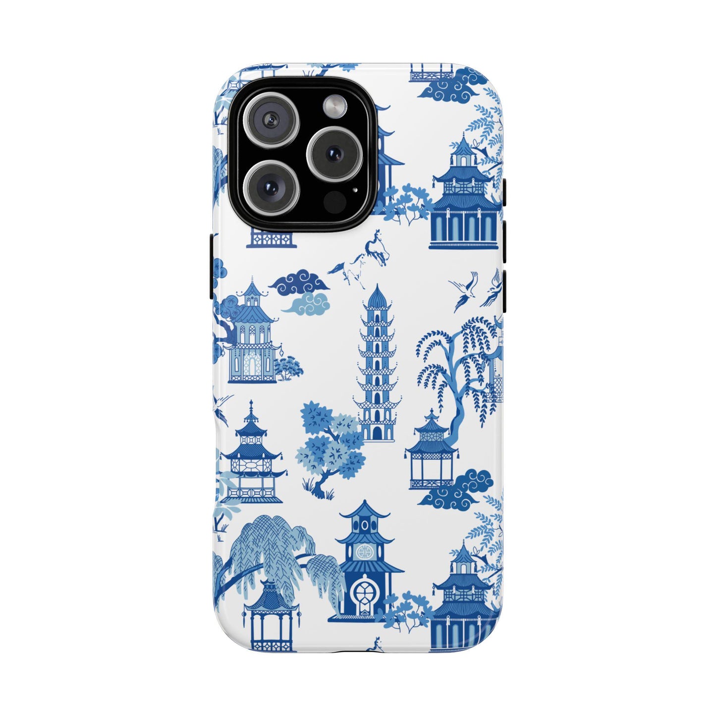 Classic Blue and White Chinoiserie Phone Case for iPhone