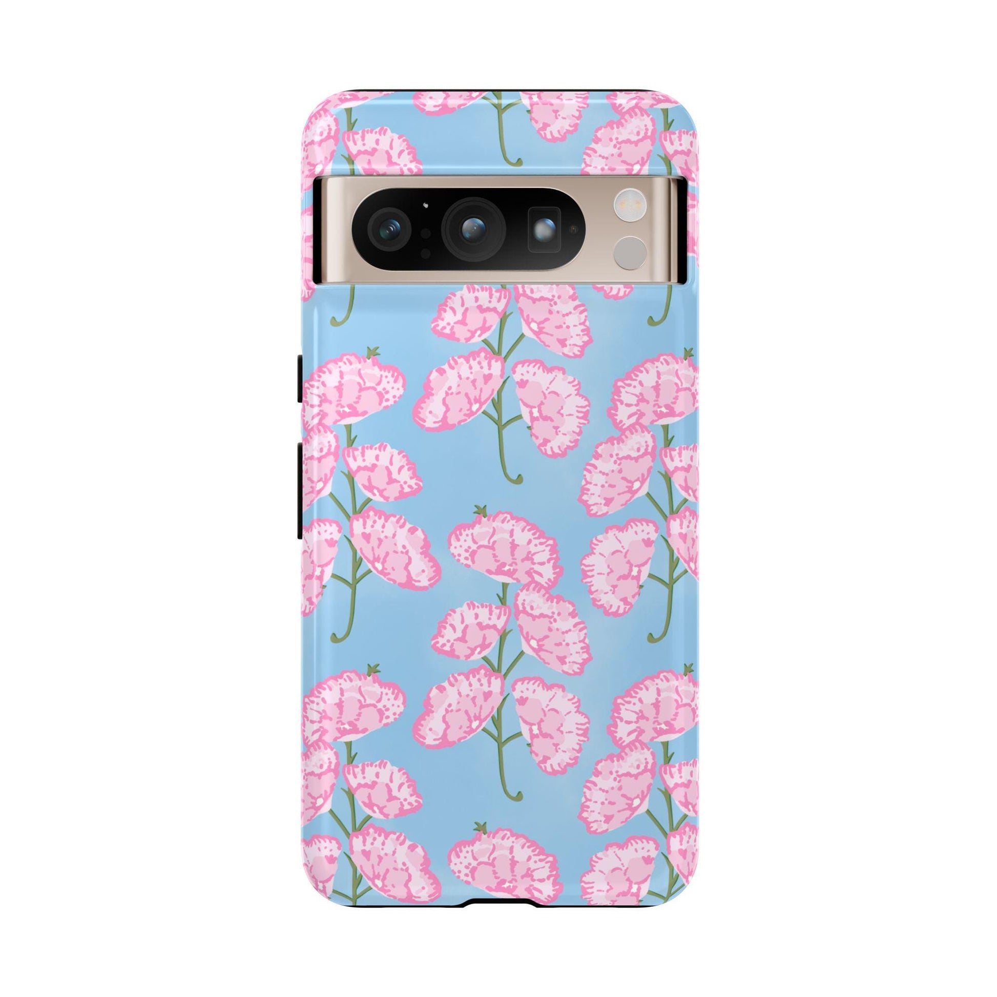 Pink and Blue Floral Phone Case for Android