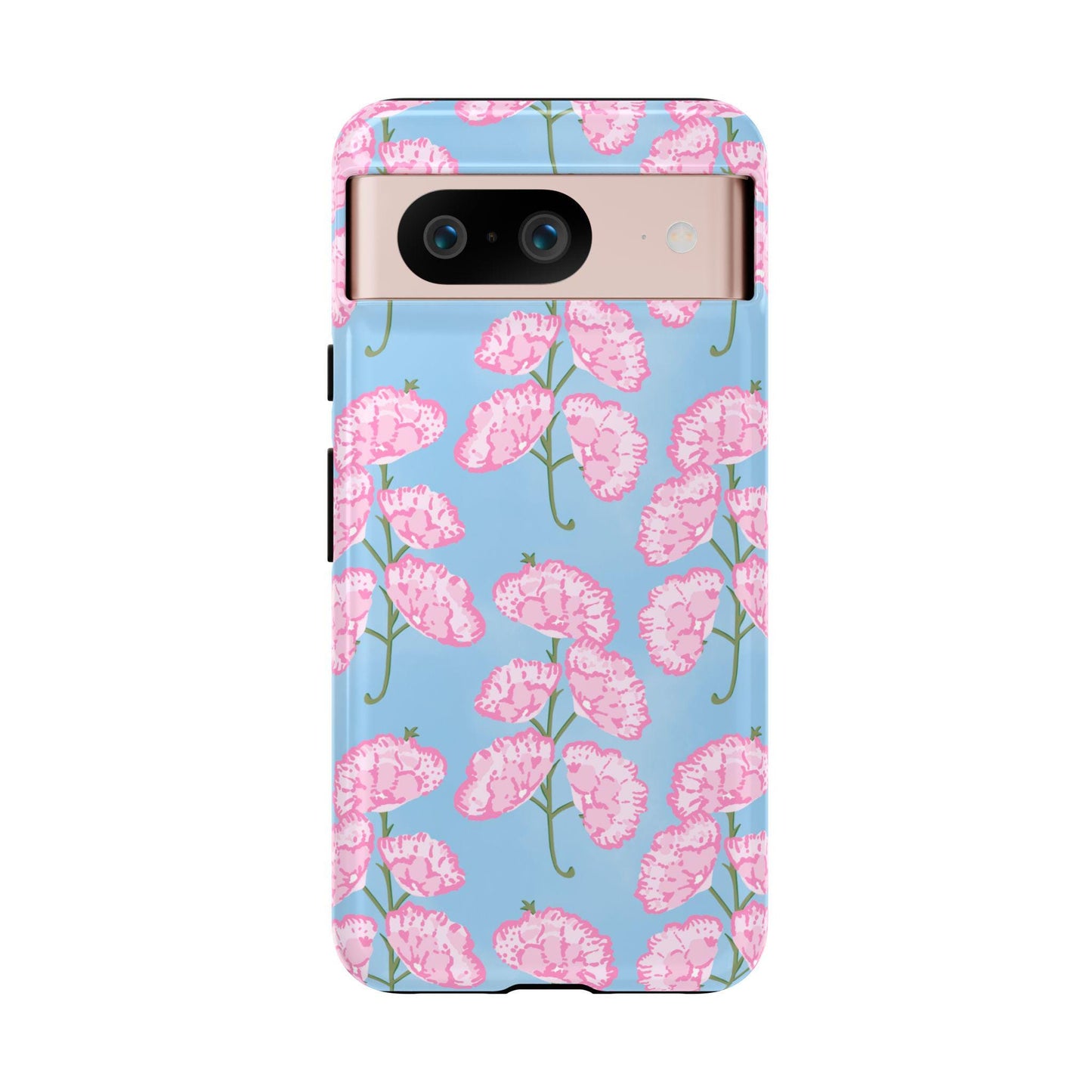 Pink and Blue Floral Phone Case for Android