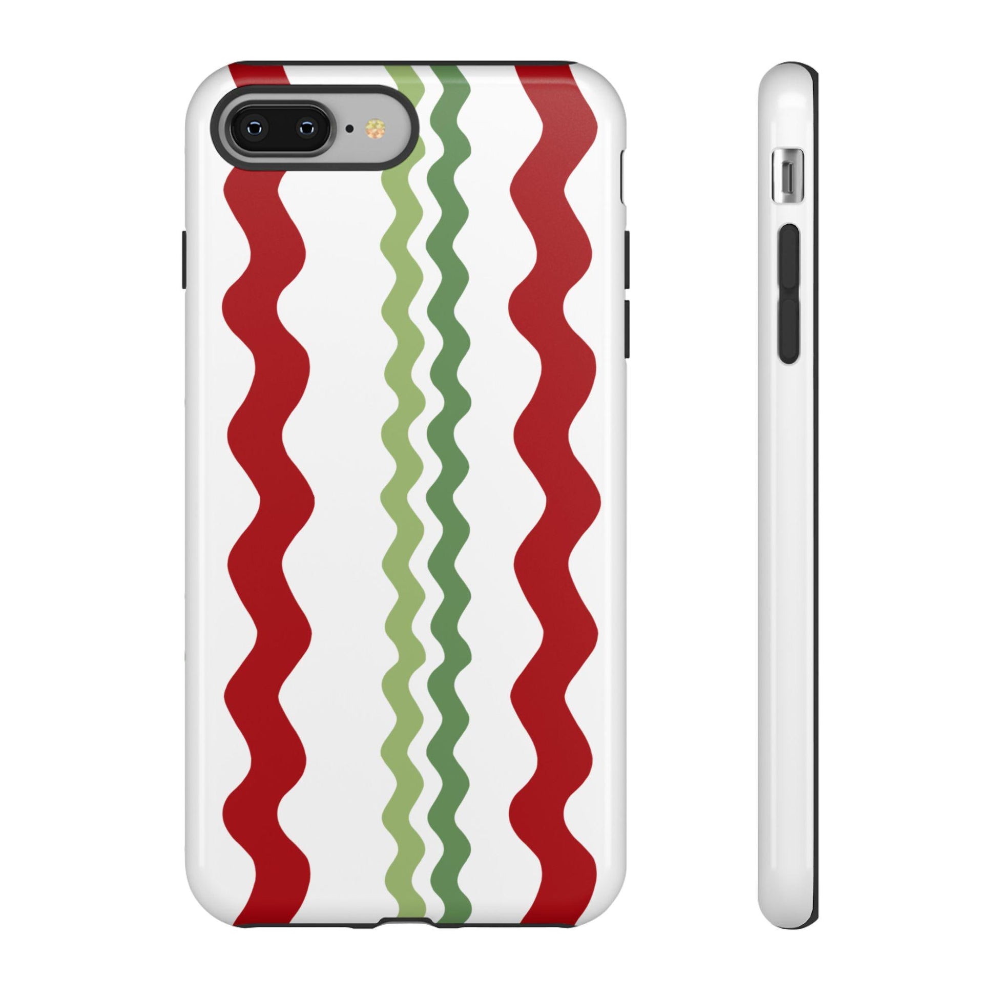 Preppy Red and Green Christmas Rickrack Phone Case for Android