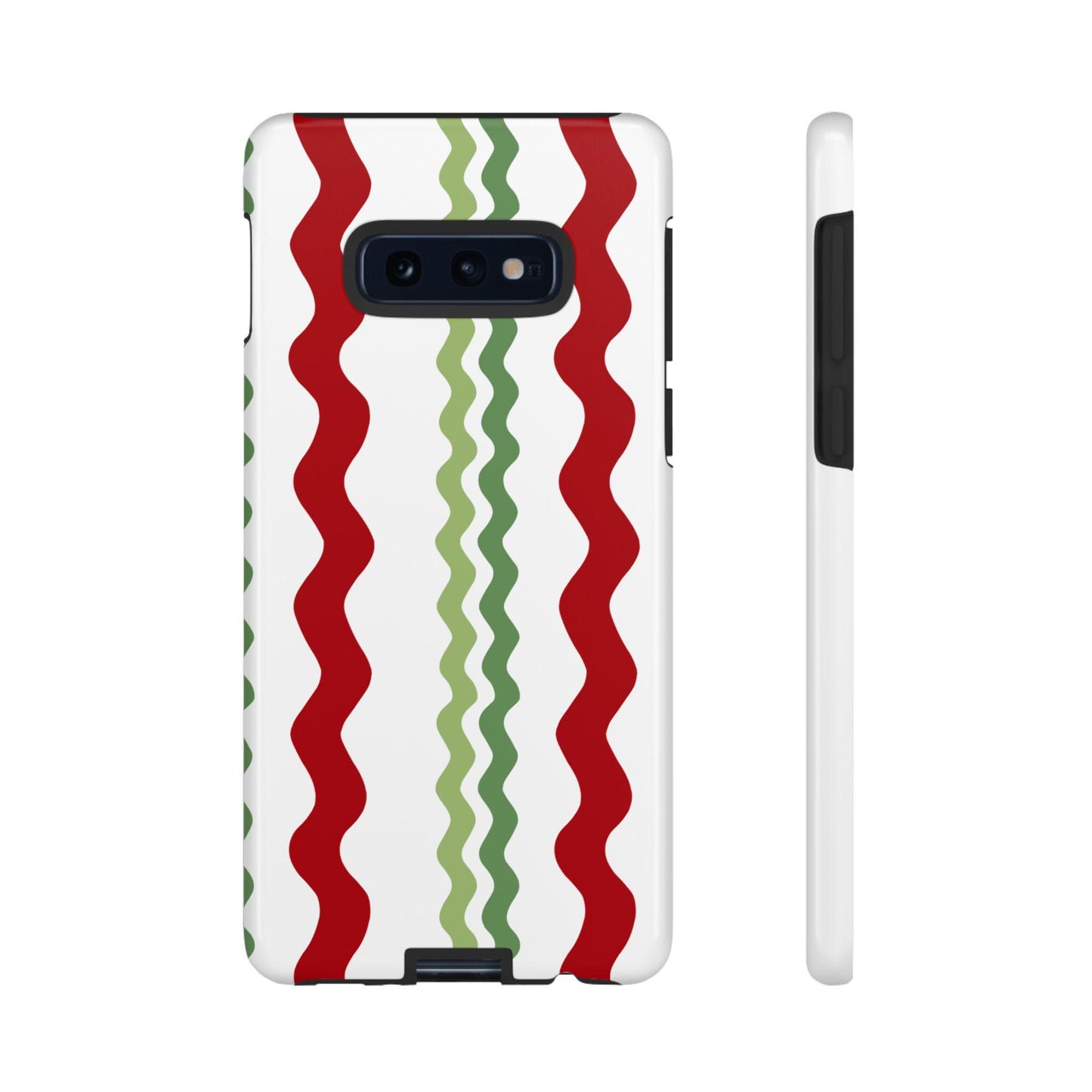 Preppy Red and Green Christmas Rickrack Phone Case for Android