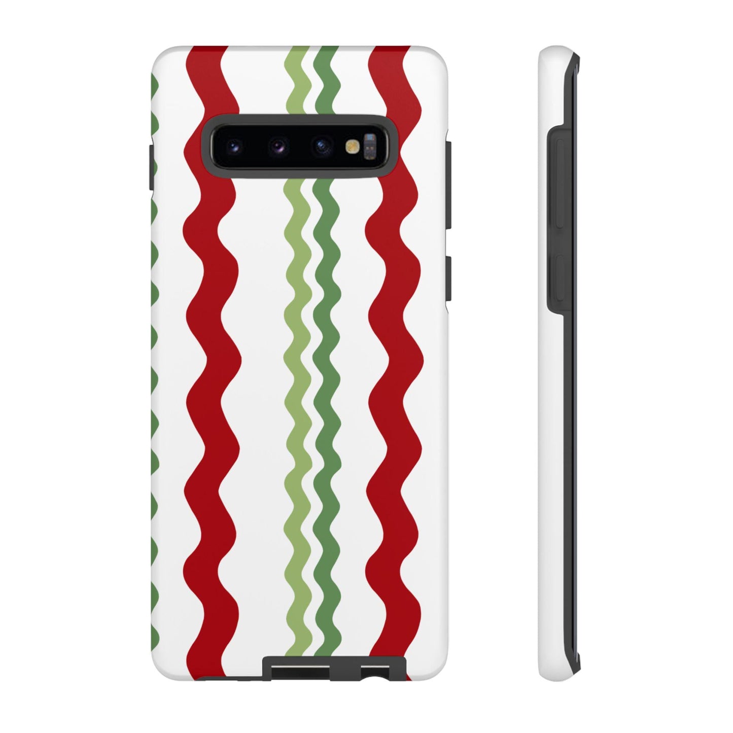 Preppy Red and Green Christmas Rickrack Phone Case for Android