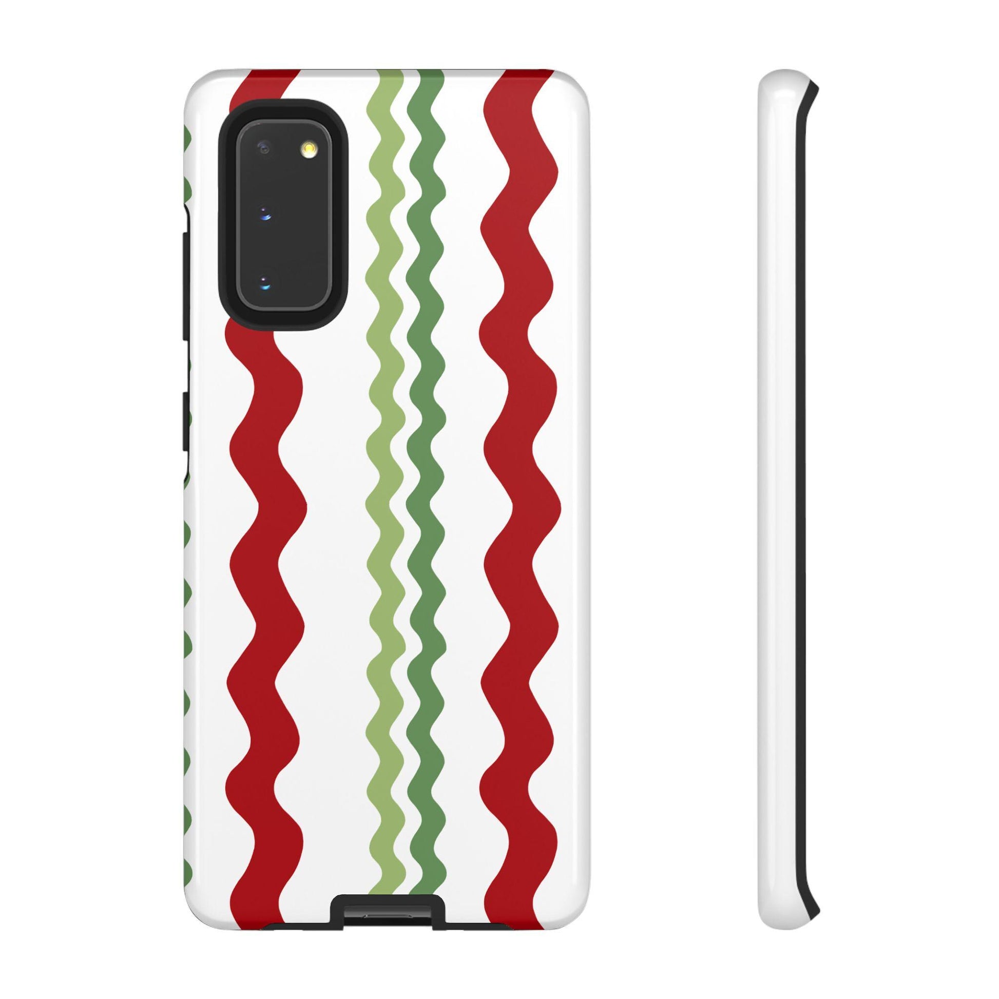 Preppy Red and Green Christmas Rickrack Phone Case for Android