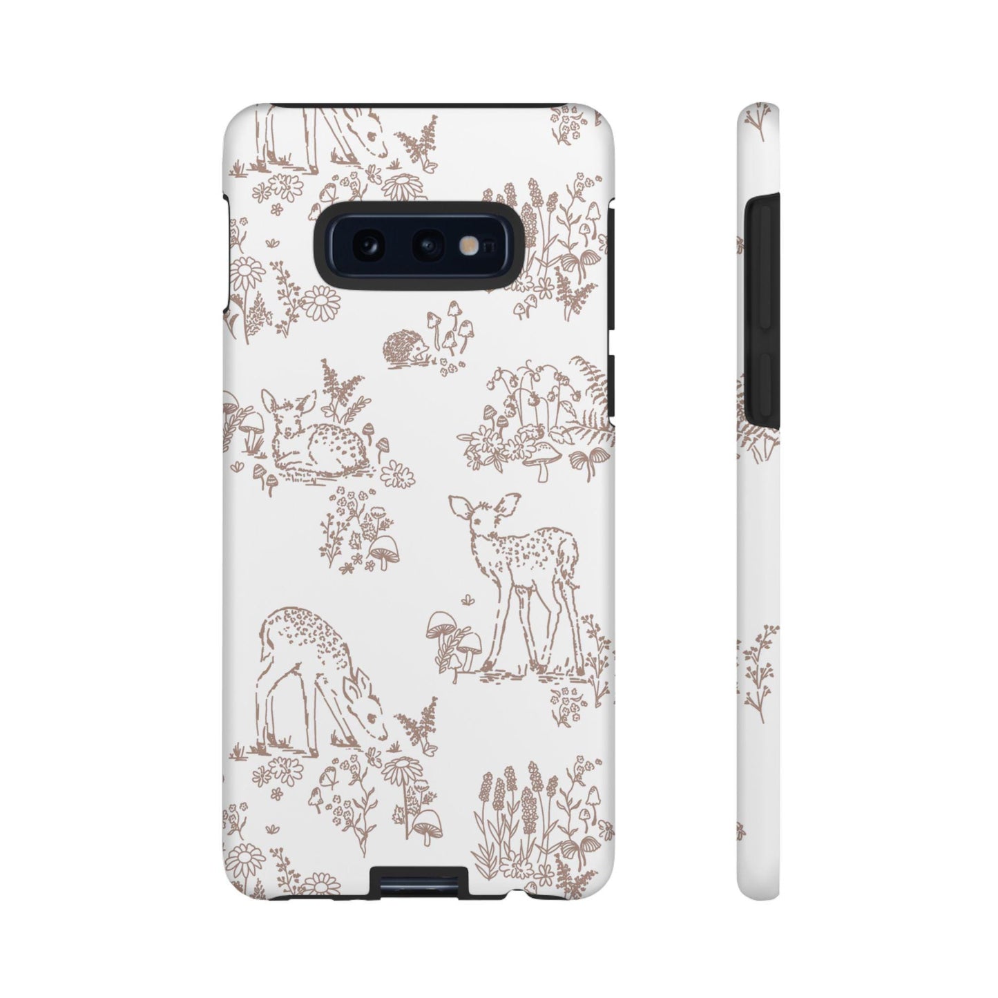 Android Tough Case, Woodland Deer Hedgehog Mushroom Fall Nature Lover Autumn Thanksgiving Back to School