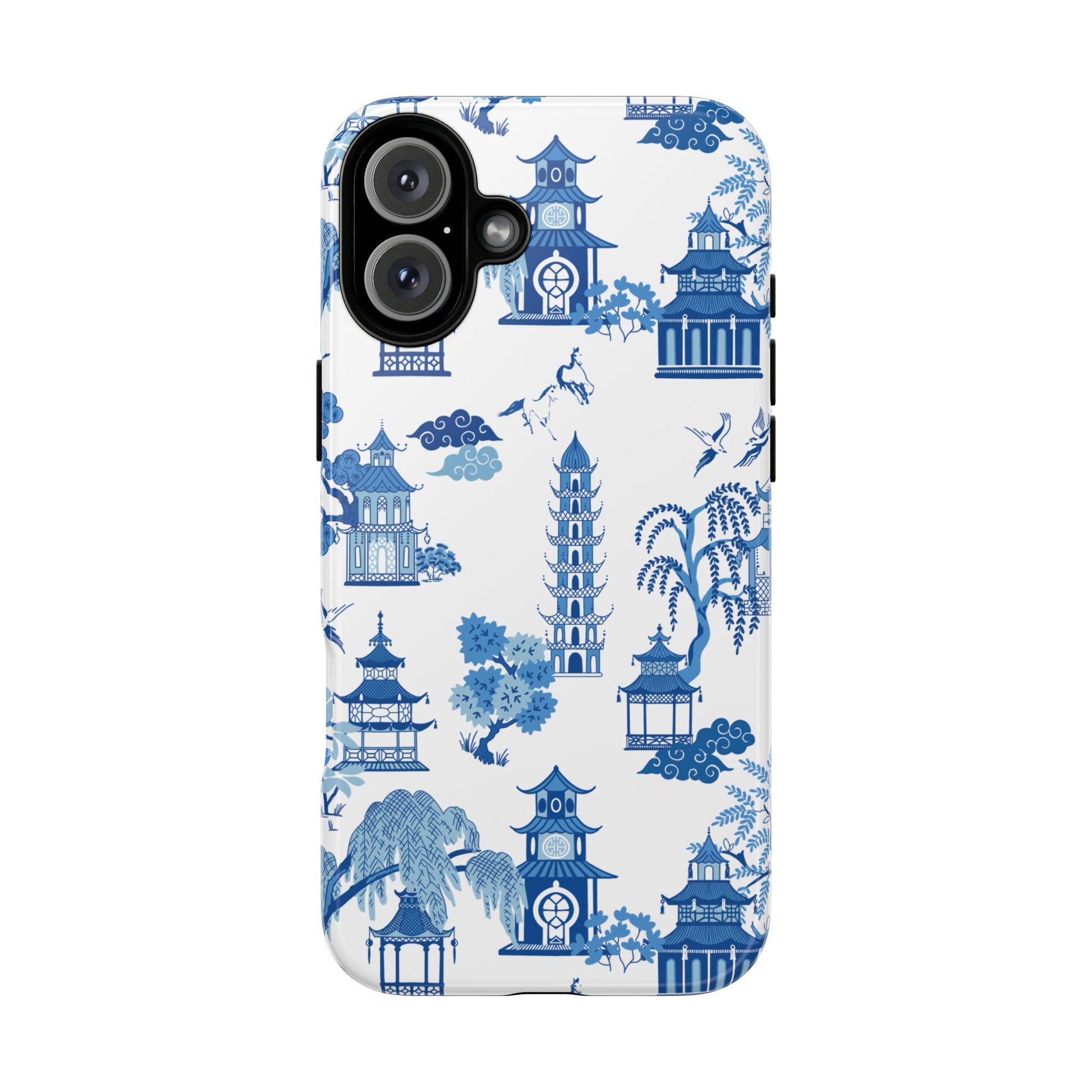 Classic Blue and White Chinoiserie Phone Case for iPhone