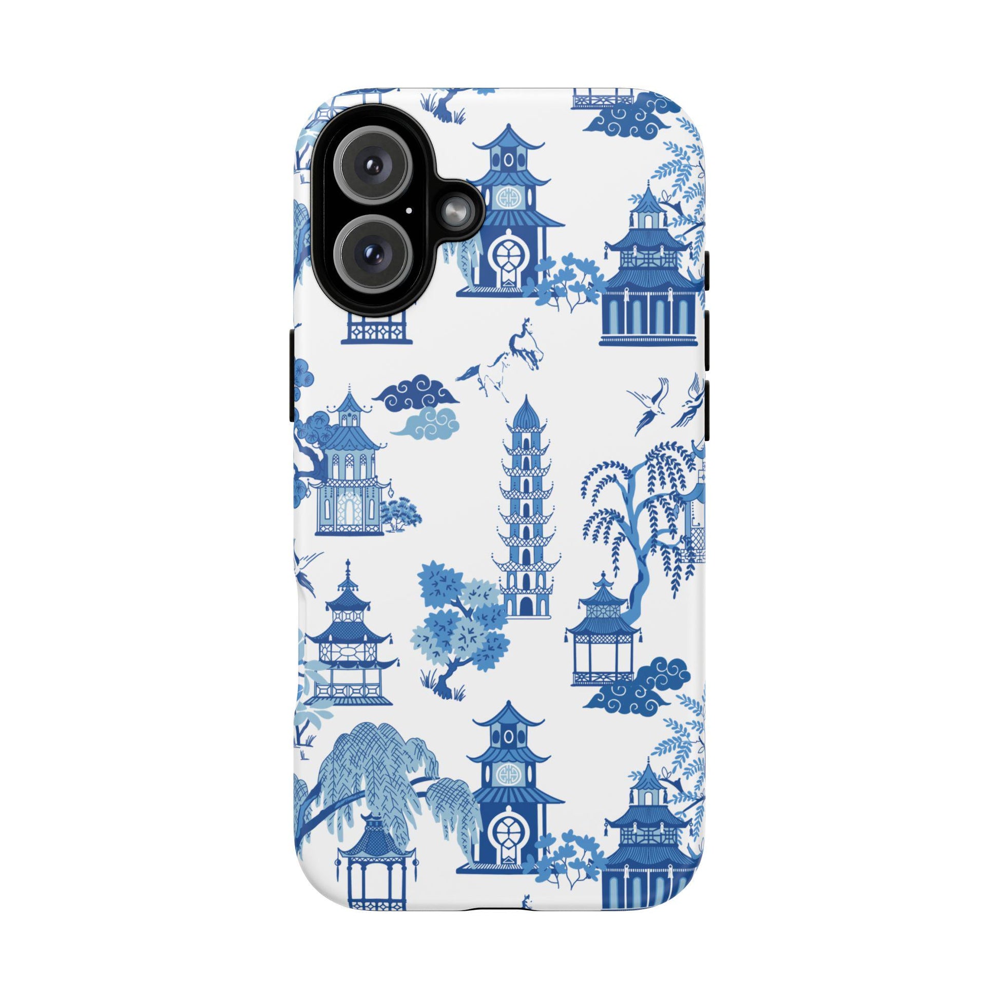 Classic Blue and White Chinoiserie Phone Case for iPhone