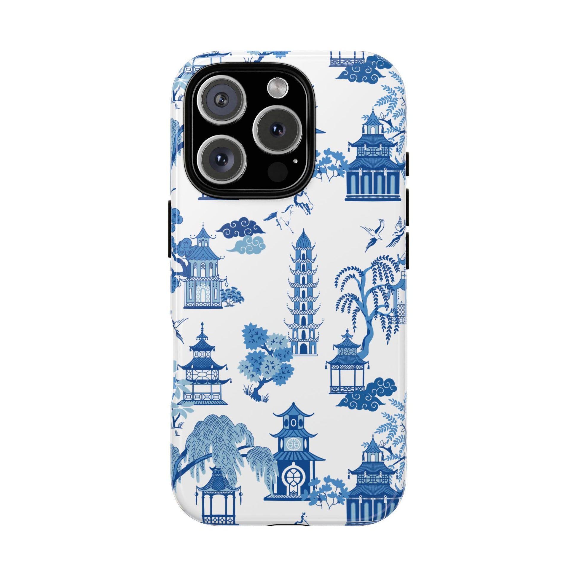 Classic Blue and White Chinoiserie Phone Case for iPhone