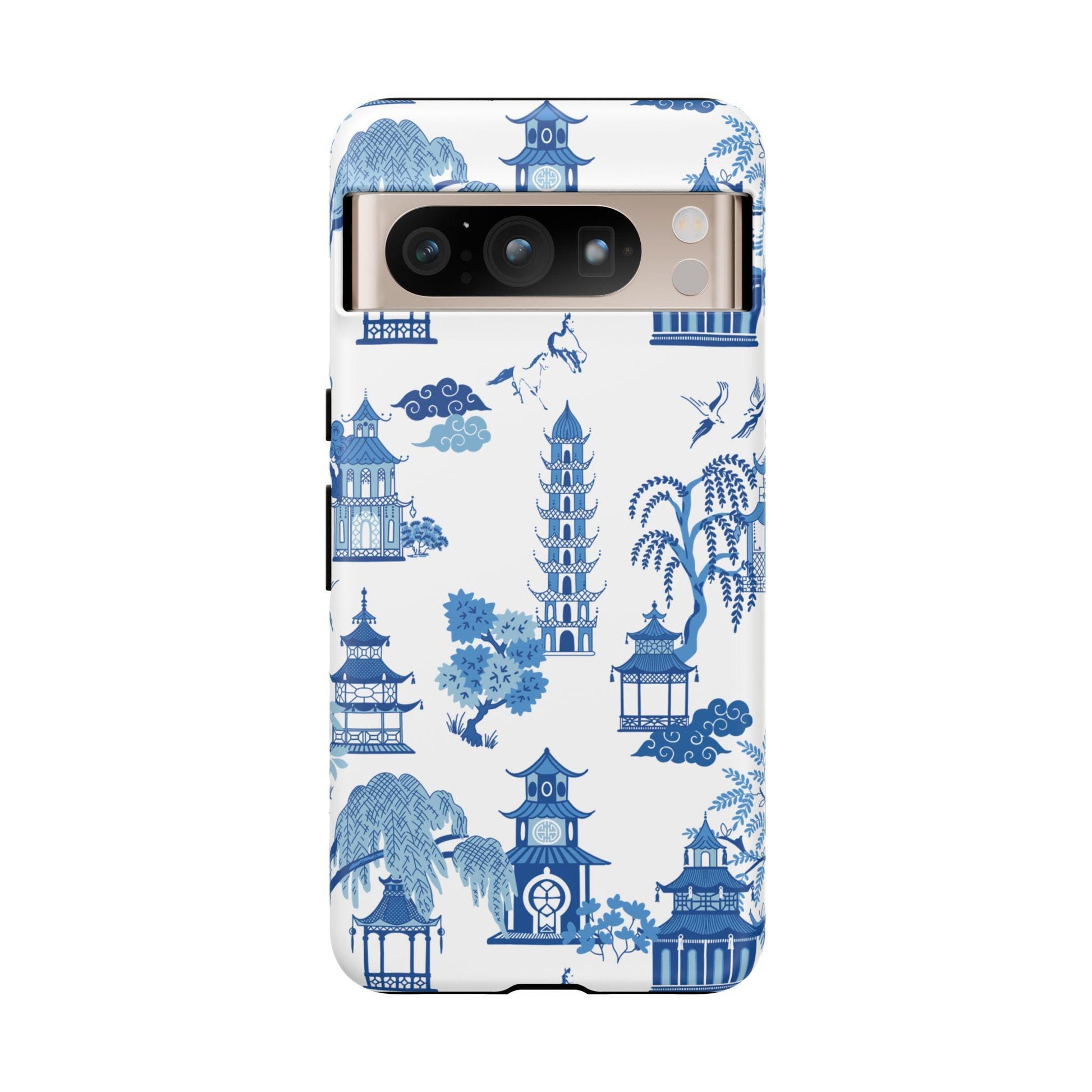 Tough Case Classic Blue and White Chinoiserie Phone Case for Android