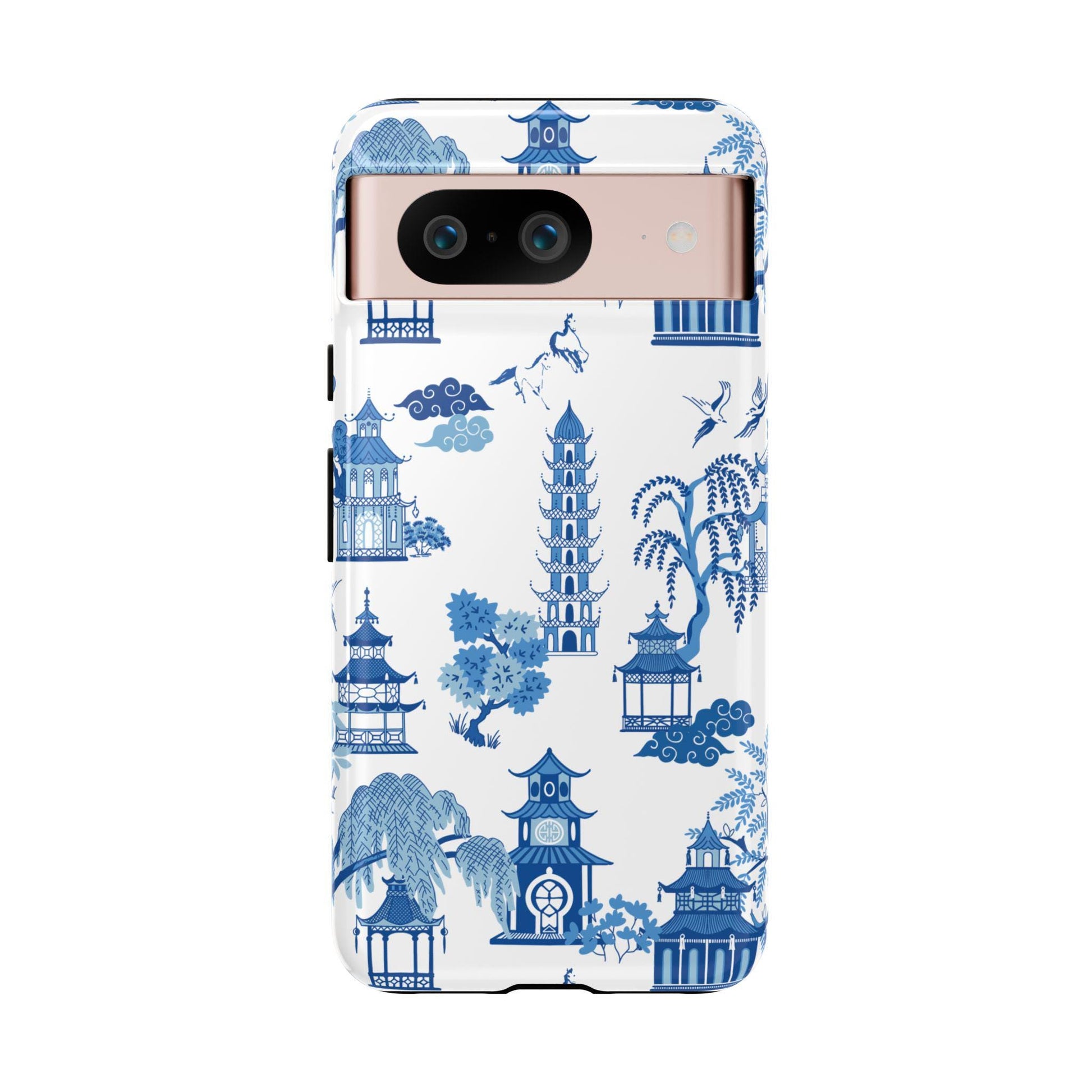 Tough Case Classic Blue and White Chinoiserie Phone Case for Android