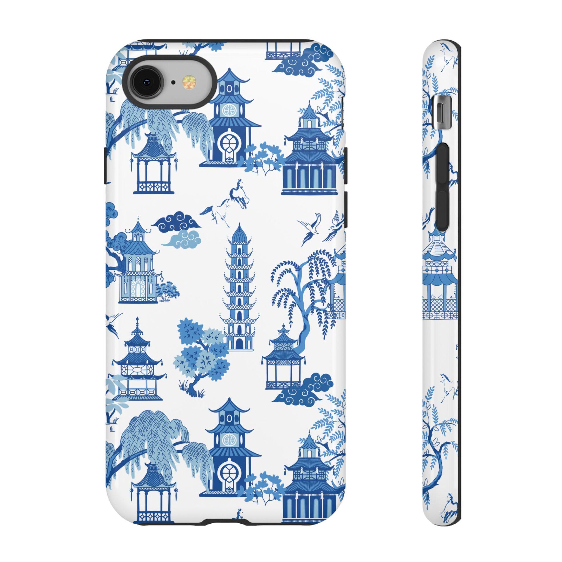 Classic Blue and White Chinoiserie Phone Case for iPhone