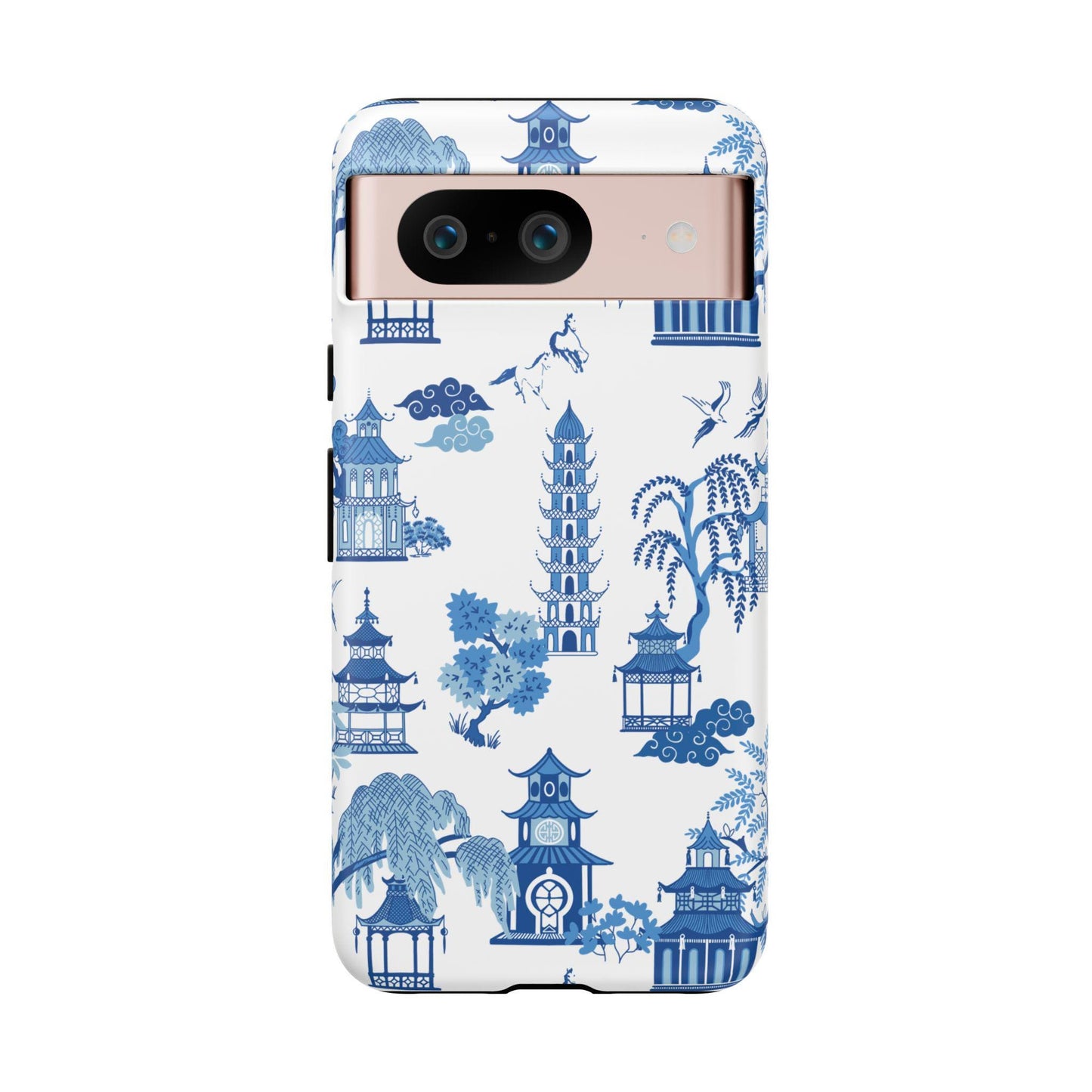 Tough Case Classic Blue and White Chinoiserie Phone Case for Android