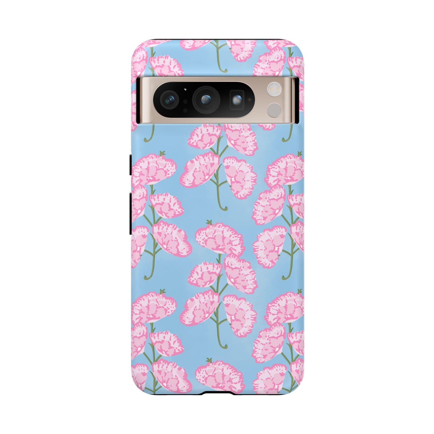 Pink and Blue Floral Phone Case for Android