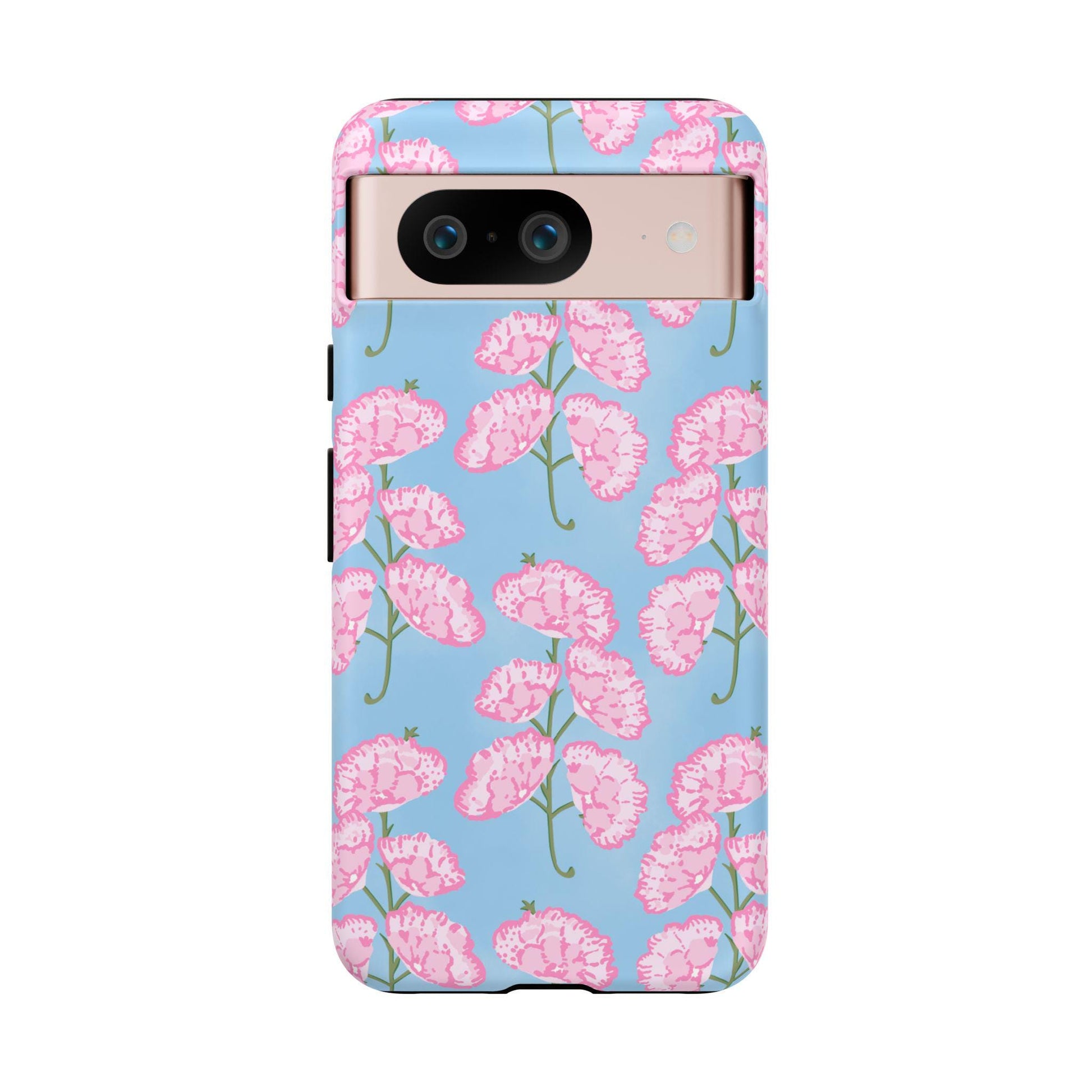 Pink and Blue Floral Phone Case for Android