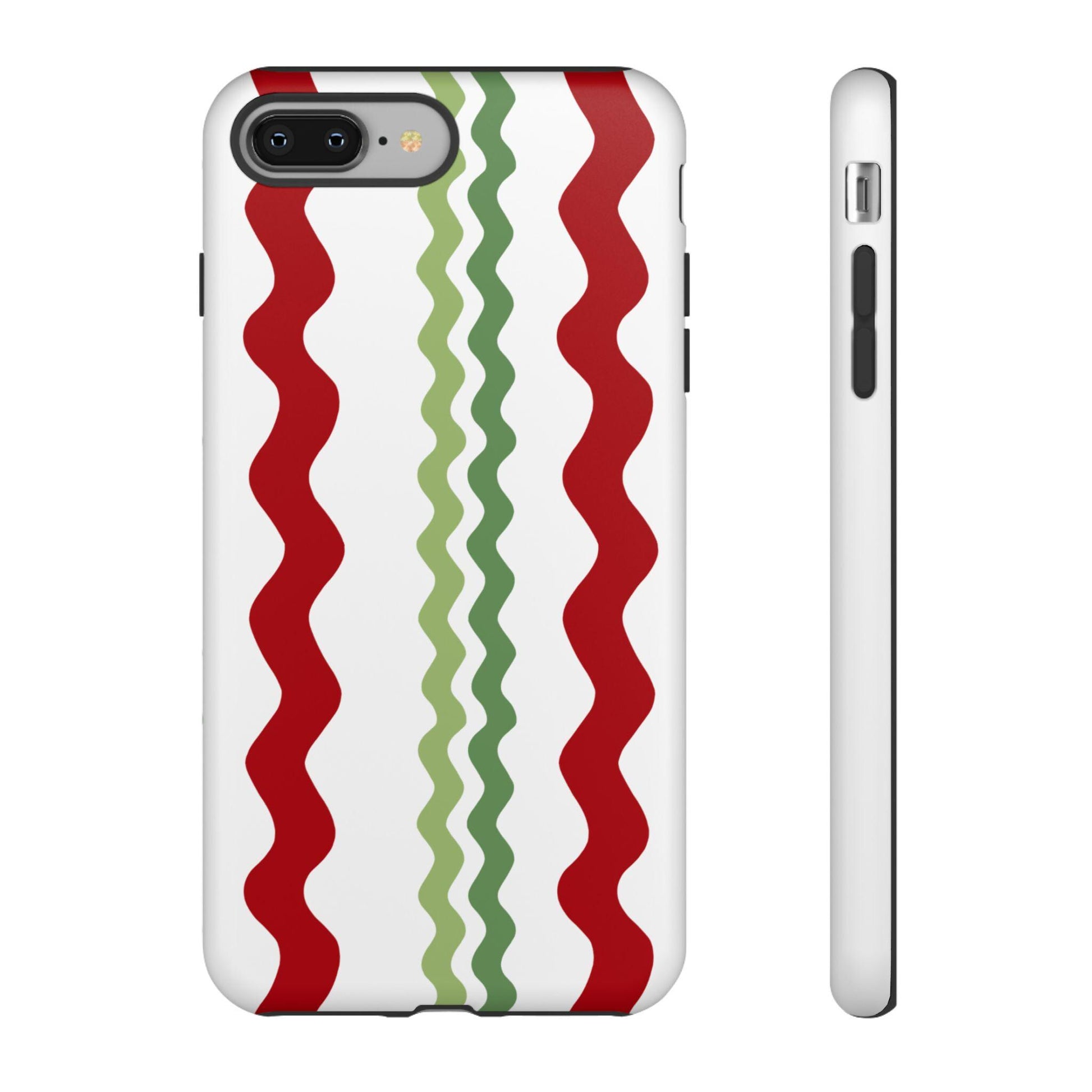 Preppy Red and Green Christmas Rickrack Phone Case for Android